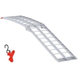  Ramp za motocikle Srebrno 180 x 28 x 5 cm Aluminij | shoptok.hr