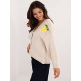 Italy Moda Sweater-MI-SW-2108.92-light beige | shoptok.hr