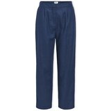 .OBJECT Wella Trousers - Dark Denim Plava Cijene