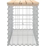  Vrtna klupa gabionskog dizajna 83x31,5x42 cm masivna borovina | shoptok.hr