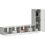  Komplet TV omaric 3 pcs Betonsko siva Konstruiran les, (5000132412) | Shoptok.si