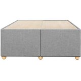  Okvir kreveta bez madraca svjetlosivi 120 x 200 cm od tkanine | shoptok.hr