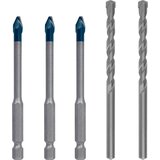 Bosch Kombinovani komplet EXPERT HEX-9 HardCeramic burgija od 6 mm, 5-delni - 2608900596 | ePonuda.com