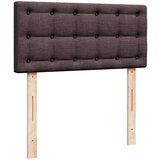 vidaXL otomanski okvir kreveta s madraca tamnosmeđi 90x190cm tkanine | shoptok.hr