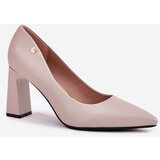 VINCEZA Elegant Heels On Block Heel | Shoptok.si