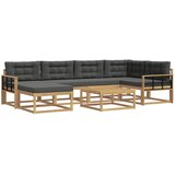  Set vanjskih sofa 7 kom. Bijela i antracit | shoptok.hr