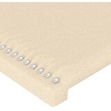  Uzglavlje s ušima krem 183x23x118/128 cm od tkanine | shoptok.hr