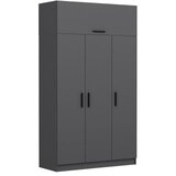 Hanah home minar 3 kapak 2 Çekmece 235 - anthracite anthracite wardrobe | Eponuda.com