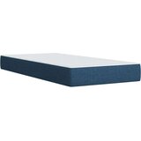 vidaXL Krevet s oprugama i madracem plavi 100 x 200 cm od tkanine | shoptok.hr