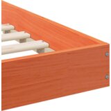  Konstrukcija postelje Voščeno rjava 160 x 220 cm Trdna borovina | Shoptok.si