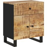 Maison Chic Nočna omarica - Nočna miza 50x33x60 cm trden mangov les in inženirski les, (21689990) Cene