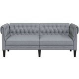  Kavč Svetlo siva 182,5 x 74,5 x 74,5 cm Poliester, (5000137990) | Shoptok.si