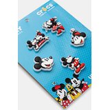 Crocs Dječji bedževi za obuću Mickey and Minnie PVC 5Pck 5-pack boja: crvena, 10015116 | shoptok.hr