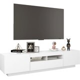 TV ormarić s LED svjetlima bijeli 180 x 35 x 40 cm | Eponuda.com