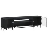  LED TV kabinet Crna Konstruirano drvo | shoptok.hr