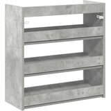  Stalak za cipele boja betona 60x25x62 cm konstruirano drvo | shoptok.hr