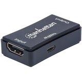 Manhattan HDMI Repeater, 4K@60Hz, Active, Boosts HDMI Signal up to 40m, Black, Three Year Warranty | shoptok.hr
