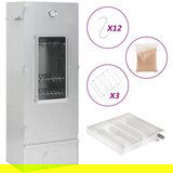 vidaXL Pečica za dimljenje z generatorjem hladnega dima pocink. jeklo, (21205772) | Shoptok.si