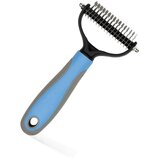 INF Dvostranski glavnik za odstranjevanje dlake pri hišnih ljubljenčkih Blue L, (5000125073) | Shoptok.si