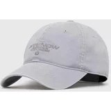 AAPE Pamučna kapa sa šiltom Cotton Washed boja: siva, s aplikacijom, ACP4940