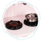 ECO TOYS drvena kuhinja za djecu, mikrovalna i dodaci - roza | shoptok.hr