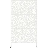 Zaslon za privatnost 100 x 50 x 180 cm Čelik Bijela | shoptok.hr