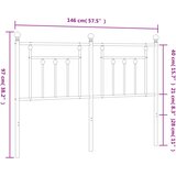  Metalno zamjensko uzglavlje bijelo 140 cm | shoptok.hr