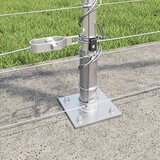  Zavareno žičano ogradno mreža s betonskom podlogom 50 x 1,2 m | shoptok.hr
