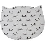 zooplus Basics podložak za zdjelicu, u obliku mačke - D 48,2 x Š 38 x V 0,5 cm | shoptok.hr