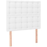  s oprugama i madracem bijeli 100x200 cm od umjetne kože | shoptok.hr