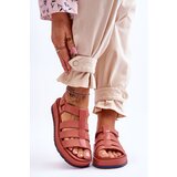 Kesi ZAXY Women's Vegan Velcro Sandals JJ285016 Dusty Pink Cene