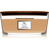 WoodWick Golden Milk mirisna svijeća s drvenim fitiljem (hearthwick) 453.6 g Cijene