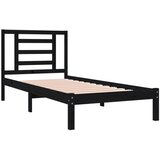  Za krevet od masivne borovine crni 100 x 200 cm | shoptok.hr
