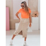 DStreet Bluzka damska one size prążkowana KISS LOOK pomarańczowa | Shoptok.si