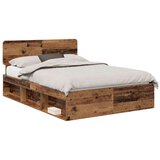  Konstrukcija postelje Star les 150 x 200 cm Masivno borovo les, (5000102764) | Shoptok.si