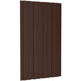 Krovni panel 36 pcs Smeđa 80 x 45 cm Pocinčani čelik | shoptok.hr