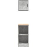  Garažni ormarići 2 kom siva boja betona od konstruiranog drva 30 x 51 x 85 cm | Shoptok.si