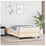 Vzmetnica z žepkasto vzmetjo krem 90x200x20 cm blago | Shoptok.si