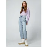 Koton 4WAL40204MD Women's Cotton Jeans Light Indigo