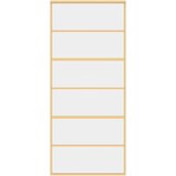  Klizna vrata zlatna 90 x 205 cm prozirno staklo ESG i aluminij | Eponuda.ba