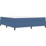  Konstrukcija postelje z vzmetnico Modra 180 x 200 cm blago, (5000127625) | Shoptok.si