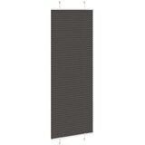  Plisirana zavjesa Crna 75x200 cm Širina tkanine 74,4 cm Poliester | shoptok.hr