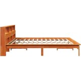  Okvir kreveta bez madraca voštano smeđi 200x200 cm od borovine | shoptok.hr