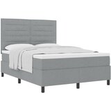  s opruga kutije Svijetlo siva 140 x 190 cm tkanina | shoptok.hr