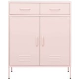 Ormarić Omara za shranjevanje roza 80x35x101,5 cm jeklo, (20705764) | Shoptok.si