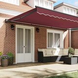 vidaXL Okvir tende Tamno crvena 500 × 300 cm Poliester s PU premazom | shoptok.hr
