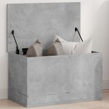 vidaXL Škatla za shranjevanje betonsko siva 60x35x35 cm inženirski les Cene