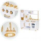 ECO TOYS drvena kuhinja za decu White and Gold | ePonuda.com