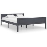  Za krevet od masivne borovine sivi 160 x 200 cm | shoptok.hr