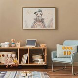  Plakat - Little Animal Among Stars and Rainbows 90x60 Zlatni okvir s margom | shoptok.hr